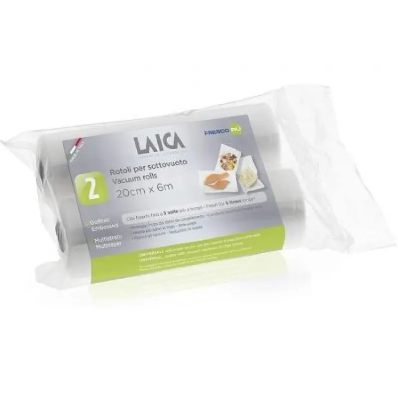 Bolsa para envasar al vacío Laica VT3508/ 20 x 600cm Bolsa para envasar al vacío Laica VT3508/ 20 x 600cm