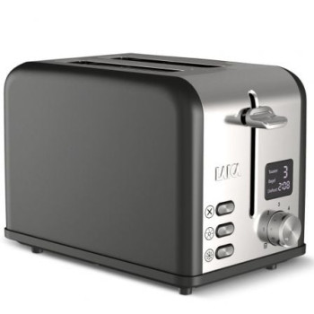 Tostador Laica HI1000L/ 880W/ Negro y Plata Tostador Laica HI1000L/ 880W/ Negro y Plata