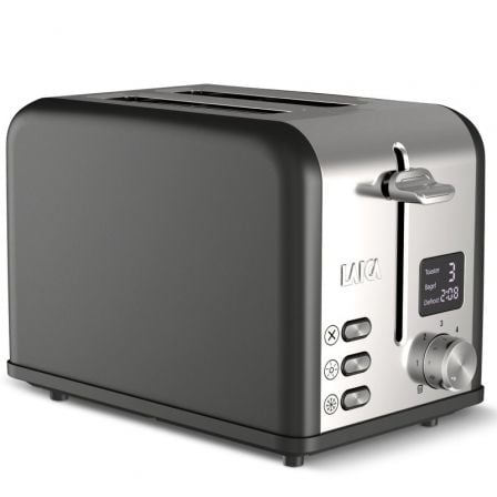 Tostador Laica HI1000L/ 880W/ Negro y Plata Tostador Laica HI1000L/ 880W/ Negro y Plata