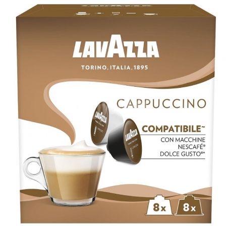Cápsula Lavazza Cappuccino para cafeteras Dolce Gusto/ Caja de 16 Cápsula Lavazza Cappuccino para cafeteras Dolce Gusto/ Caja de 16