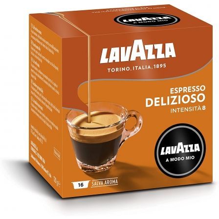Cápsula Lavazza Deliziosamente para cafeteras A Modo Mio/ Caja de 16 Cápsula Lavazza Deliziosamente para cafeteras A Modo Mio/ Caja de 16