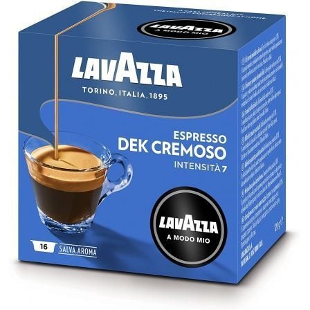 Cápsula Lavazza Cremosamente Dek para cafeteras A Modo Mio/ Caja 16 Cápsula Lavazza Cremosamente Dek para cafeteras A Modo Mio/ Caja 16