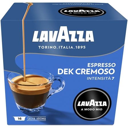 Cápsula Lavazza Cremosamente Dek para cafeteras A Modo Mio/ Caja 16 Cápsula Lavazza Cremosamente Dek para cafeteras A Modo Mio/ Caja 16