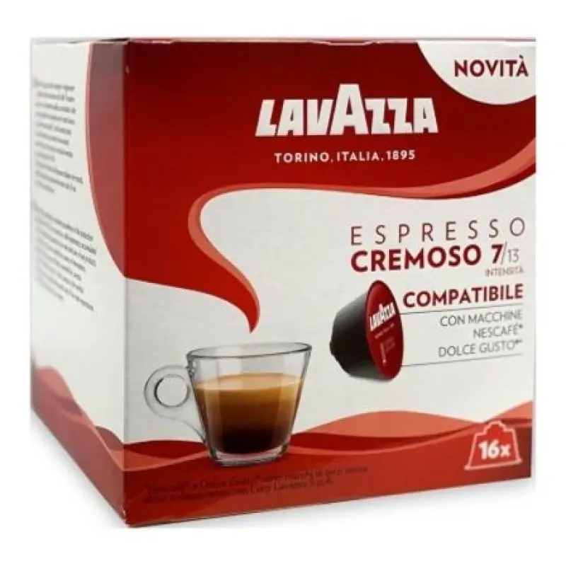 Cápsula Lavazza Espresso Cremoso para cafeteras Dolce Gusto/ Caja de 16 Cápsula Lavazza Espresso Cremoso para cafeteras Dolce Gusto/ Caja de 16