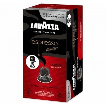 Cápsula Lavazza Espresso Maestro Clásico para cafeteras Nespresso/ Caja de 30 Cápsula Lavazza Espresso Maestro Clásico para cafeteras Nespresso/ Caja de 30