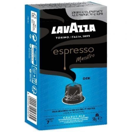 Cápsula Lavazza Espresso Maestro Dek Descafeinado para cafeteras Nespresso/ Caja de 10 Cápsula Lavazza Espresso Maestro Dek Descafeinado para cafeteras Nespresso/ Caja de 10
