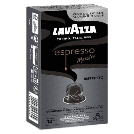 Cápsula Lavazza Espresso Maestro Ristretto para cafeteras Nespresso/ Caja de 10 Cápsula Lavazza Espresso Maestro Ristretto para cafeteras Nespresso/ Caja de 10