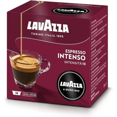 Cápsula Lavazza Intensamente para cafeteras A Modo Mio/ Caja de 16 Cápsula Lavazza Intensamente para cafeteras A Modo Mio/ Caja de 16