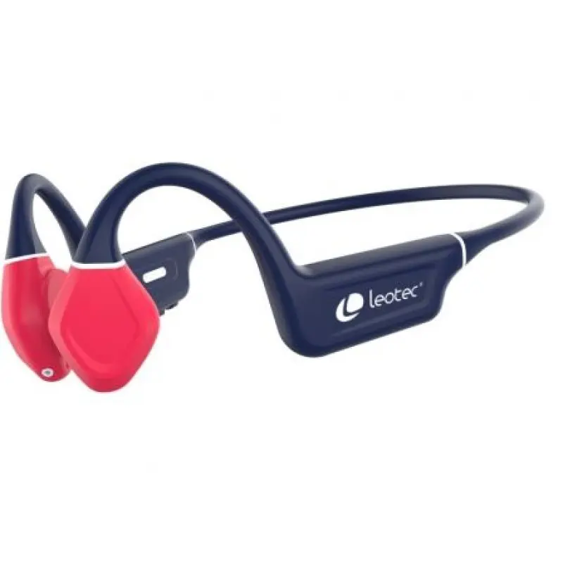 Auriculares Inalámbricos Deportivos de Conducción Ósea Leotec Osea Kuri/ con Micrófono/ Bluetooth/ Azules y Rojos Auriculares Inalámbricos Deportivos de Conducción Ósea Leotec Osea Kuri/ con Micrófono/ Bluetooth/ Azules y Rojos