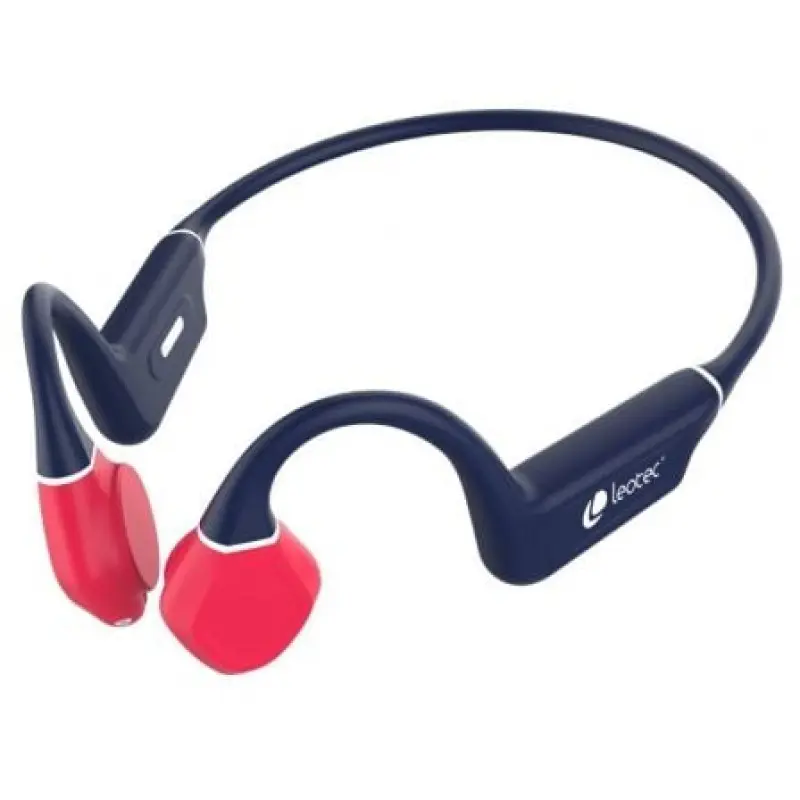 Auriculares Inalámbricos Deportivos de Conducción Ósea Leotec Osea Kuri/ con Micrófono/ Bluetooth/ Azules y Rojos Auriculares Inalámbricos Deportivos de Conducción Ósea Leotec Osea Kuri/ con Micrófono/ Bluetooth/ Azules y Rojos