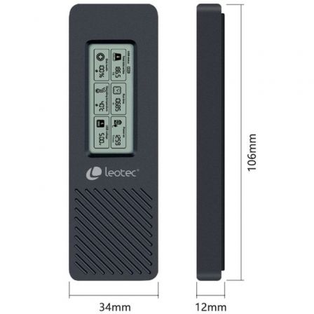 Caja Externa para Disco SSD M.2 NVMe Leotec LEM2EXT01/ USB 3.2/ con Pantalla LCD Caja Externa para Disco SSD M.2 NVMe Leotec LEM2EXT01/ USB 3.2/ con Pantalla LCD