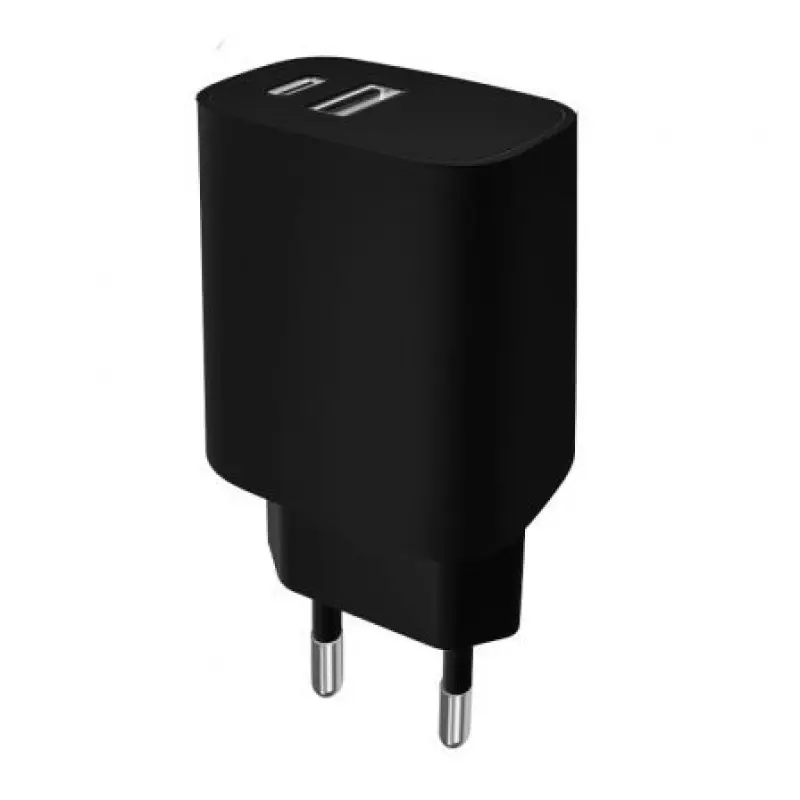 Cargador de Pared Leotec LECSPH20W2K/ 1xUSB Tipo-C/ 1xUSB/ 20W Cargador de Pared Leotec LECSPH20W2K/ 1xUSB Tipo-C/ 1xUSB/ 20W