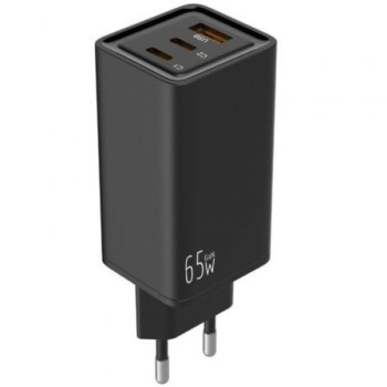 Cargador Universal Leotec LECSPH65W3K/ 2xUSB Tipo-C/ 1xUSB/ 65W Cargador Universal Leotec LECSPH65W3K/ 2xUSB Tipo-C/ 1xUSB/ 65W