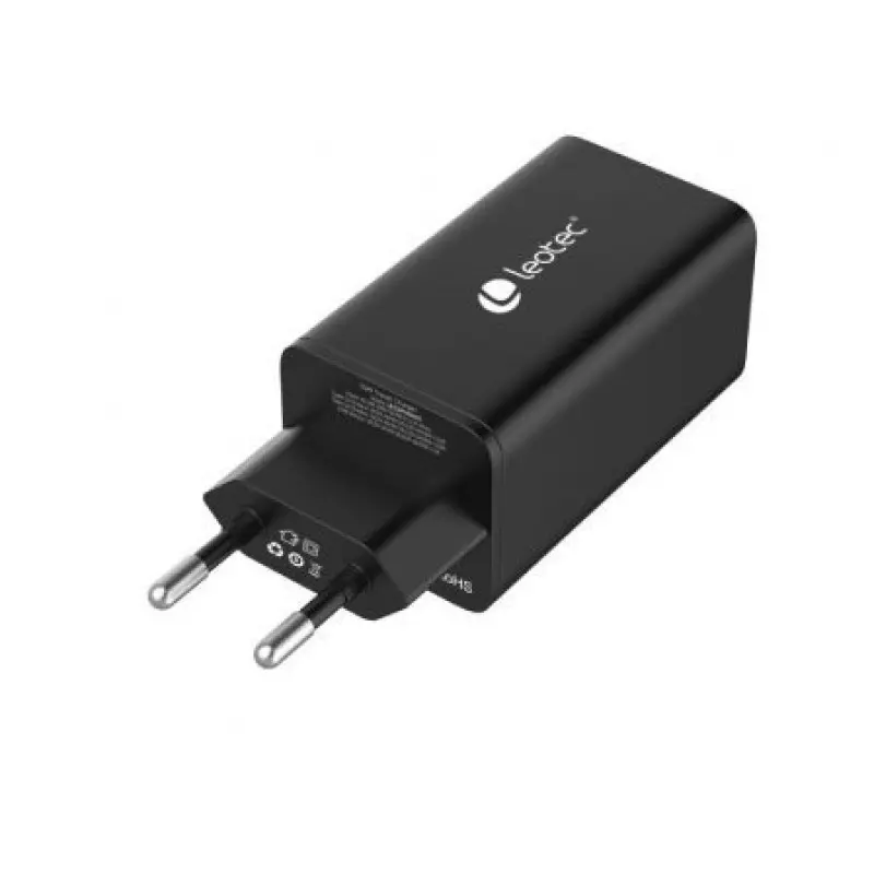 Cargador Universal Leotec LECSPH65W3K/ 2xUSB Tipo-C/ 1xUSB/ 65W Cargador Universal Leotec LECSPH65W3K/ 2xUSB Tipo-C/ 1xUSB/ 65W