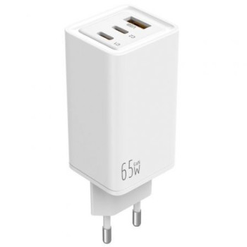 Cargador de Pared Leotec LECSPH65W3W/ 2xUSB Tipo-C/ 1xUSB/ 65W Cargador de Pared Leotec LECSPH65W3W/ 2xUSB Tipo-C/ 1xUSB/ 65W