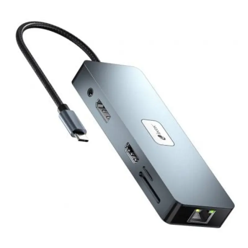 Docking USB Tipo-C Leotec LEDS03/ 3xUSB/ 1xUSB Tipo-C PD/ 1xHDMI 4K/ 1 xDisplayPort/ 1xVGA/ 1xAudio/ 1xRJ45/ 1xLector Tarjetas SD y MicroSD/ Gris Docking USB Tipo-C Leotec LEDS03/ 3xUSB/ 1xUSB Tipo-C PD/ 1xHDMI 4K/ 1 xDisplayPort/ 1xVGA/ 1xAudio/ 1xRJ45/ 1xLector Tarjetas SD y MicroSD/ Gris