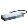 Docking USB Tipo-C Leotec LEDS03/ 3xUSB/ 1xUSB Tipo-C PD/ 1xHDMI 4K/ 1 xDisplayPort/ 1xVGA/ 1xAudio/ 1xRJ45/ 1xLector Tarjetas SD y MicroSD/ Gris Docking USB Tipo-C Leotec LEDS03/ 3xUSB/ 1xUSB Tipo-C PD/ 1xHDMI 4K/ 1 xDisplayPort/ 1xVGA/ 1xAudio/ 1xRJ45/ 1xLector Tarjetas SD y MicroSD/ Gris