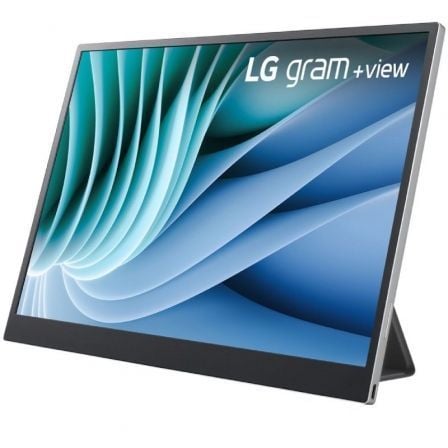Monitor Portátil LG Gram +view 16MR70 16'/ WQXGA/ Negro y Plata Monitor Portátil LG Gram +view 16MR70 16'/ WQXGA/ Negro y Plata