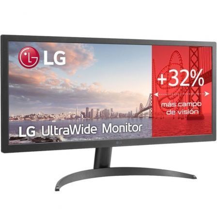 Monitor Profesional Ultrapanorámico LG UltraWide 26WQ500-B 25.7'/ WFHD/ Negro Monitor Profesional Ultrapanorámico LG UltraWide 26WQ500-B 25.7'/ WFHD/ Negro