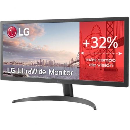 Monitor Profesional Ultrapanorámico LG UltraWide 26WQ500-B 25.7'/ WFHD/ Negro Monitor Profesional Ultrapanorámico LG UltraWide 26WQ500-B 25.7'/ WFHD/ Negro