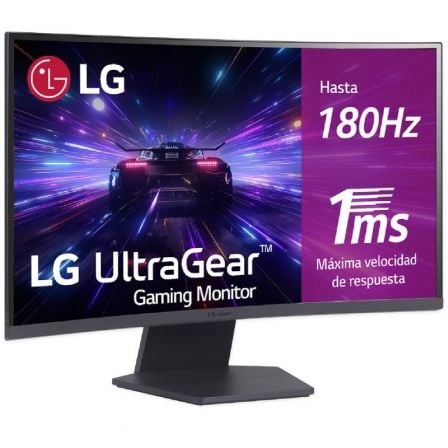 Monitor Gaming Curvo LG UltraGear 27GS60QC-B 27'/ QHD/ 1ms/ 180Hz/ VA/ Negro Monitor Gaming Curvo LG UltraGear 27GS60QC-B 27'/ QHD/ 1ms/ 180Hz/ VA/ Negro