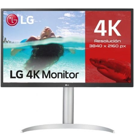 Monitor Profesional LG 27UP550P-W 27'/ 4K/ Regulable en altura/ Blanco Monitor Profesional LG 27UP550P-W 27'/ 4K/ Regulable en altura/ Blanco