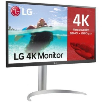 Monitor Profesional LG 27UP550P-W 27'/ 4K/ Regulable en altura/ Blanco Monitor Profesional LG 27UP550P-W 27'/ 4K/ Regulable en altura/ Blanco