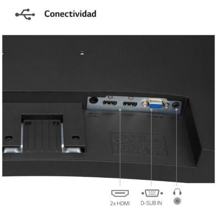 Monitor Curvo LG 32MR50C-B 31.5'/ Full HD/ Multimedia/ Negro Monitor Curvo LG 32MR50C-B 31.5'/ Full HD/ Multimedia/ Negro