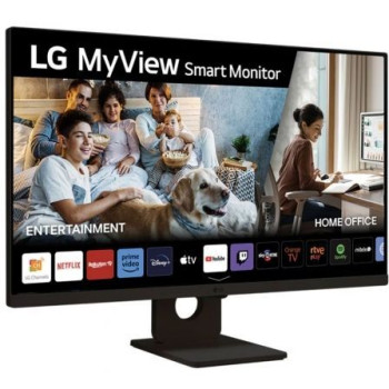 Smart Monitor LG MyView 32SR50F-B 31.5'/ Full HD/ Smart TV/ Multimedia/ Negro Smart Monitor LG MyView 32SR50F-B 31.5'/ Full HD/ Smart TV/ Multimedia/ Negro