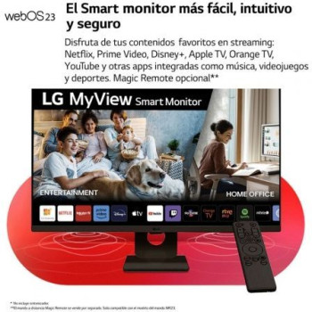 Smart Monitor LG MyView 32SR50F-B 31.5'/ Full HD/ Smart TV/ Multimedia/ Negro Smart Monitor LG MyView 32SR50F-B 31.5'/ Full HD/ Smart TV/ Multimedia/ Negro