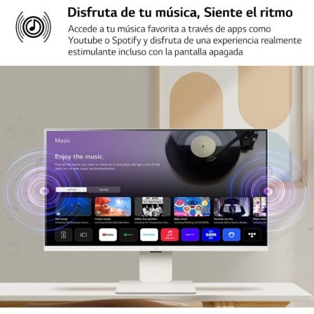 Smart Monitor LG MyView 32SR50F-W 31.5'/ Full HD/ Smart TV/ Multimedia/ Blanco Smart Monitor LG MyView 32SR50F-W 31.5'/ Full HD/ Smart TV/ Multimedia/ Blanco