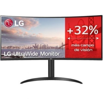 Monitor Profesional Ultrapanorámico Curvo LG UltraWide 34WP75CP-B 34'/ WQHD/ Multimedia/ Regulable en altura/ Negro Monitor Profesional Ultrapanorámico Curvo LG UltraWide 34WP75CP-B 34'/ WQHD/ Multimedia/ Regulable en altura/ Negro