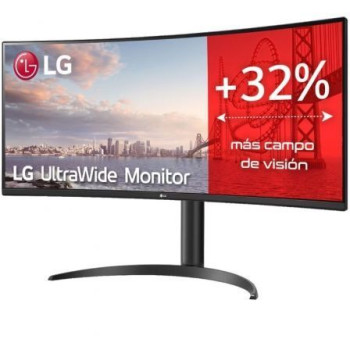 Monitor Profesional Ultrapanorámico Curvo LG UltraWide 34WP75CP-B 34'/ WQHD/ Multimedia/ Regulable en altura/ Negro Monitor Profesional Ultrapanorámico Curvo LG UltraWide 34WP75CP-B 34'/ WQHD/ Multimedia/ Regulable en altura/ Negro