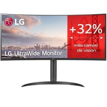 Monitor Profesional Ultrapanorámico Curvo LG 34WQ75C-B 34'/ WQHD/ Multimedia/ Regulable en altura/ Negro Monitor Profesional Ultrapanorámico Curvo LG 34WQ75C-B 34'/ WQHD/ Multimedia/ Regulable en altura/ Negro