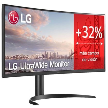 Monitor Profesional Ultrapanorámico Curvo LG 34WQ75C-B 34'/ WQHD/ Multimedia/ Regulable en altura/ Negro Monitor Profesional Ultrapanorámico Curvo LG 34WQ75C-B 34'/ WQHD/ Multimedia/ Regulable en altura/ Negro