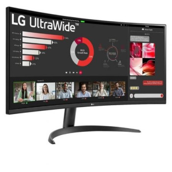 Monitor Profesional Ultrapanorámico Curvo LG 34WR50QK-B 34'/ WQHD/ Negro Monitor Profesional Ultrapanorámico Curvo LG 34WR50QK-B 34'/ WQHD/ Negro