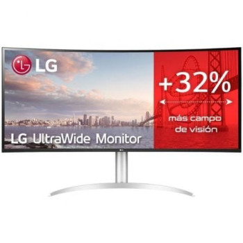 Monitor Profesional Ultrapanorámico Curvo LG 40WP95CP-W 39.7'/ 5K2K/ Multimedia/ Regulable en altura/ Plata Monitor Profesional Ultrapanorámico Curvo LG 40WP95CP-W 39.7'/ 5K2K/ Multimedia/ Regulable en altura/ Plata