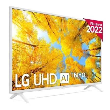 Televisor LG UHD 43UQ76906LE 43'/ Ultra HD 4K/ Smart TV/ WiFi/ Blanca Televisor LG UHD 43UQ76906LE 43'/ Ultra HD 4K/ Smart TV/ WiFi/ Blanca