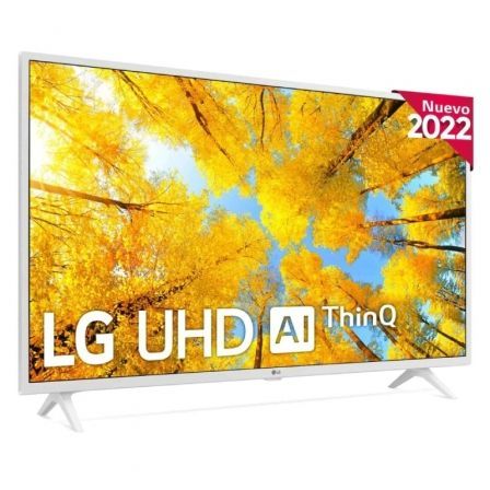 Televisor LG UHD 43UQ76906LE 43'/ Ultra HD 4K/ Smart TV/ WiFi/ Blanca Televisor LG UHD 43UQ76906LE 43'/ Ultra HD 4K/ Smart TV/ WiFi/ Blanca