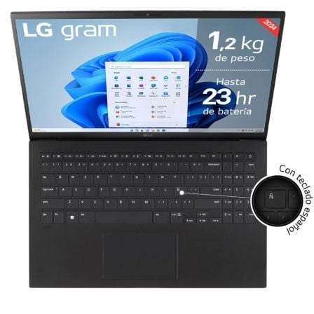 Portátil LG Gram 15Z90S-G.AA75B Intel Core Ultra 7-155H/ 16GB/ 512GB SSD/ 15.6'/ Win11 Portátil LG Gram 15Z90S-G.AA75B Intel Core Ultra 7-155H/ 16GB/ 512GB SSD/ 15.6'/ Win11
