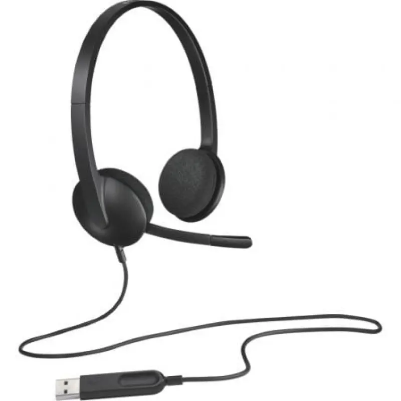 Auriculares Logitech H340/ con Micrófono/ USB/ Negros Auriculares Logitech H340/ con Micrófono/ USB/ Negros