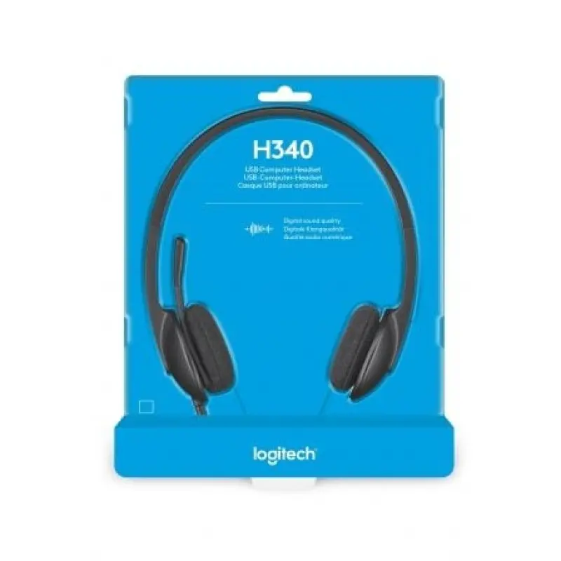 Auriculares Logitech H340/ con Micrófono/ USB/ Negros Auriculares Logitech H340/ con Micrófono/ USB/ Negros