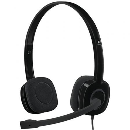 Auriculares Logitech H151/ con Micrófono/ Jack 3.5/ Negros Auriculares Logitech H151/ con Micrófono/ Jack 3.5/ Negros