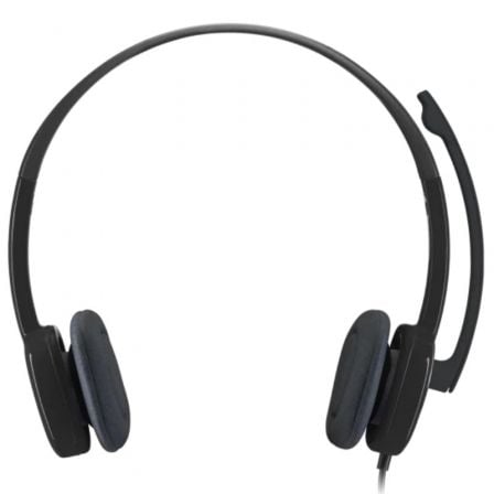 Auriculares Logitech H151/ con Micrófono/ Jack 3.5/ Negros Auriculares Logitech H151/ con Micrófono/ Jack 3.5/ Negros