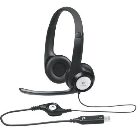 Auriculares Logitech H390/ con Micrófono/ USB/ Negros Auriculares Logitech H390/ con Micrófono/ USB/ Negros