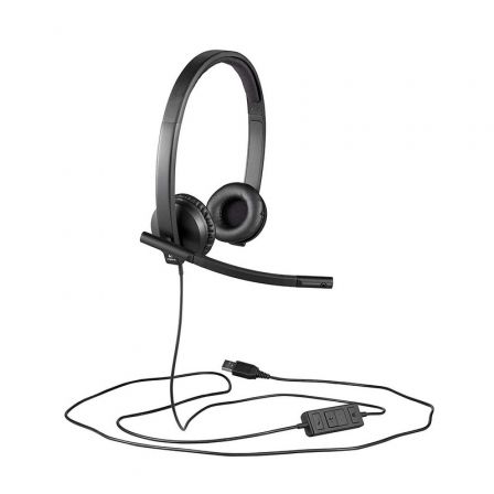 Auriculares Logitech H570E/ con Micrófono/ USB/ Negros Auriculares Logitech H570E/ con Micrófono/ USB/ Negros