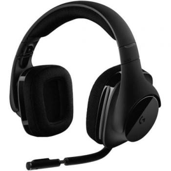 Auriculares Gaming Inalámbricos con Micrófono Logitech G533/ Negros Auriculares Gaming Inalámbricos con Micrófono Logitech G533/ Negros