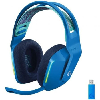 Auriculares Gaming Inalámbricos con Micrófono Logitech G733/ Azules Auriculares Gaming Inalámbricos con Micrófono Logitech G733/ Azules