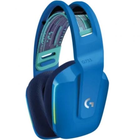 Auriculares Gaming Inalámbricos con Micrófono Logitech G733/ Azules Auriculares Gaming Inalámbricos con Micrófono Logitech G733/ Azules
