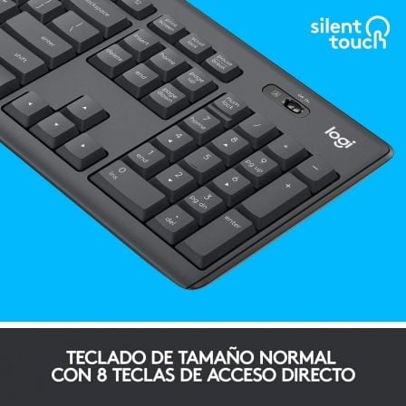 Teclado y Ratón Inalámbricos Logitech Silent Touch MK295/ Grafito Teclado y Ratón Inalámbricos Logitech Silent Touch MK295/ Grafito